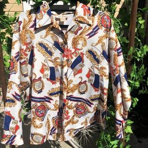 Vintage cowgirl/casino lifestyle blouse